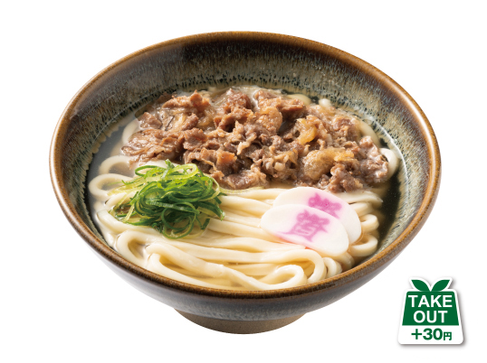 肉うどん・細めん